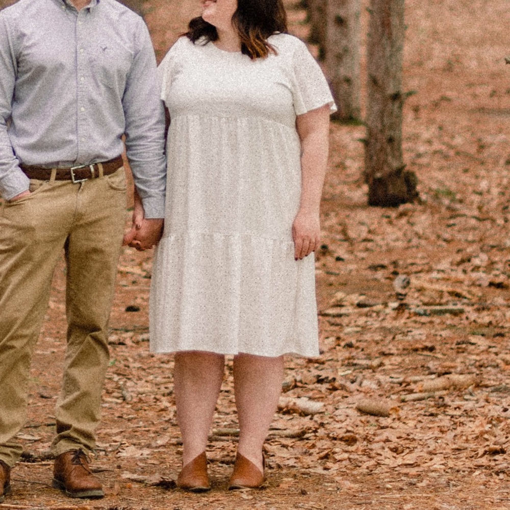 Roolee White Eyelet MIDI Dress